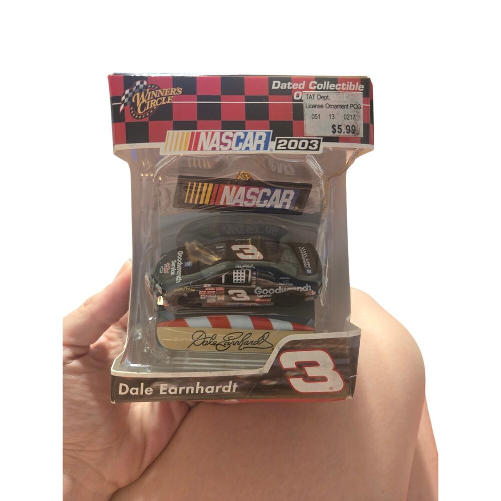 Dale Earnhardt #3 NASCAR 2003 Winner's Circle Dated Collectible Ornament